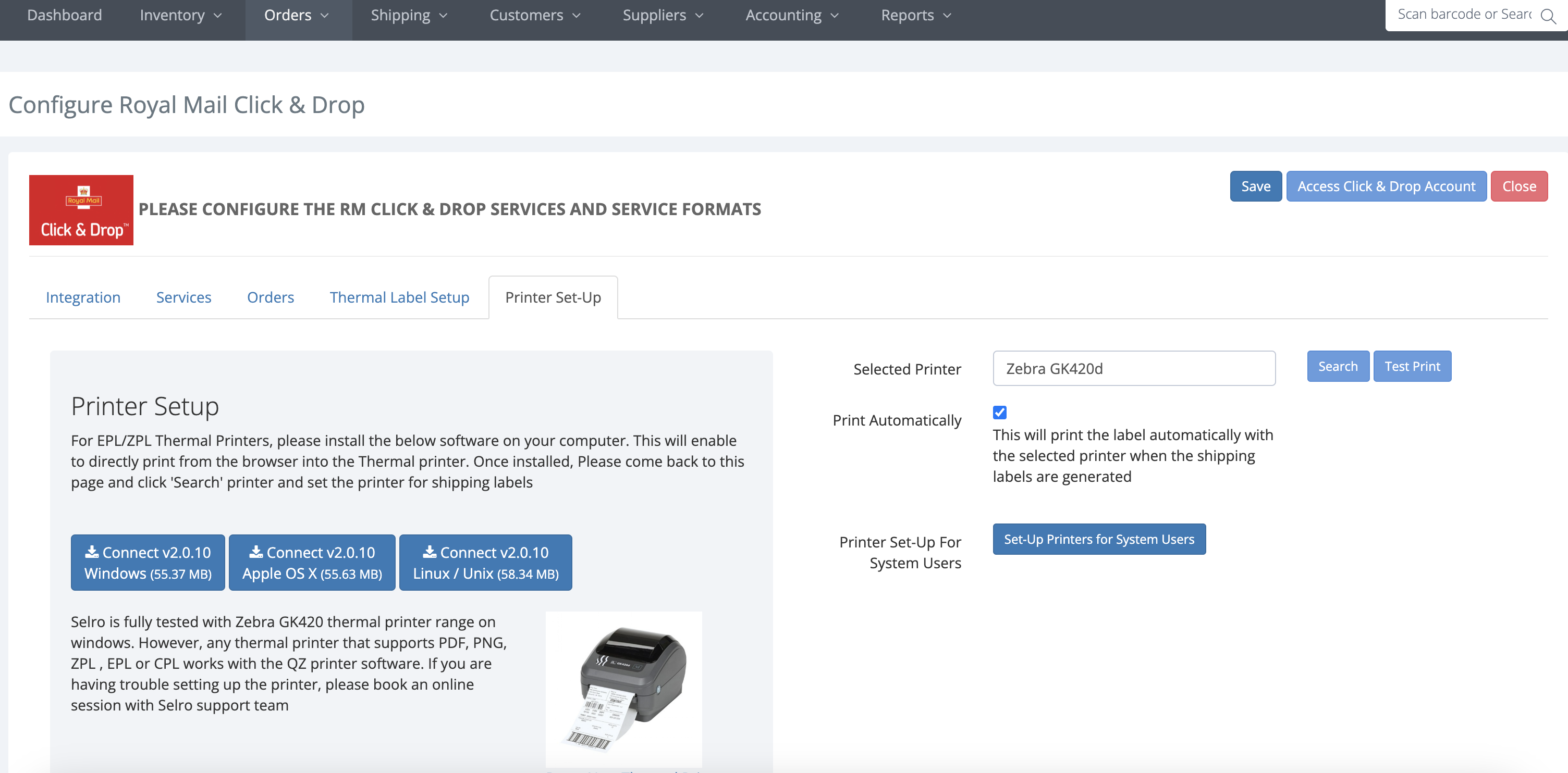 Selro Multichannel Selling Platform