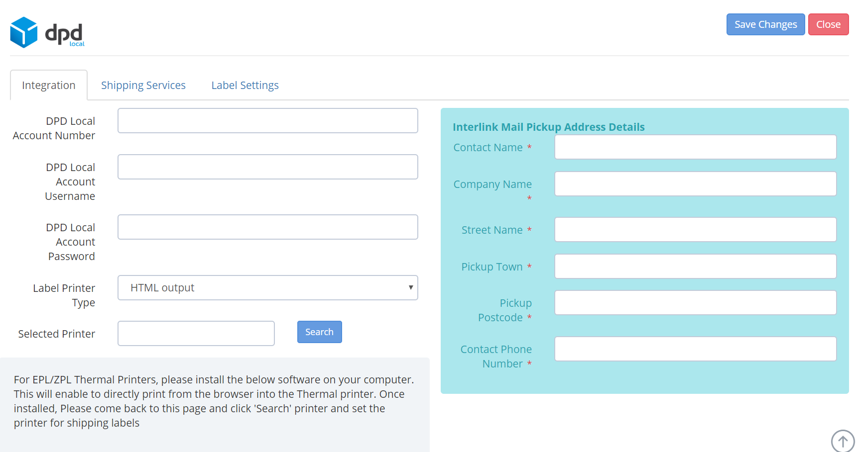 DPD Local Selro Multichannel Selling Platform