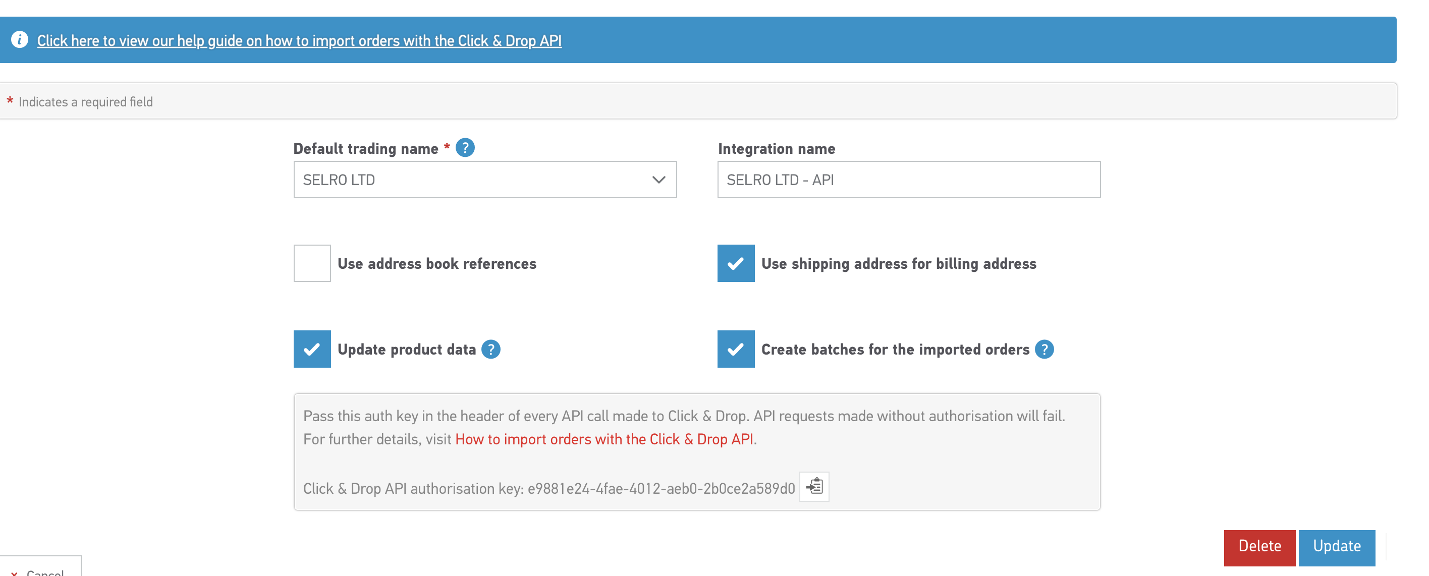 Selro Multichannel Selling Platform