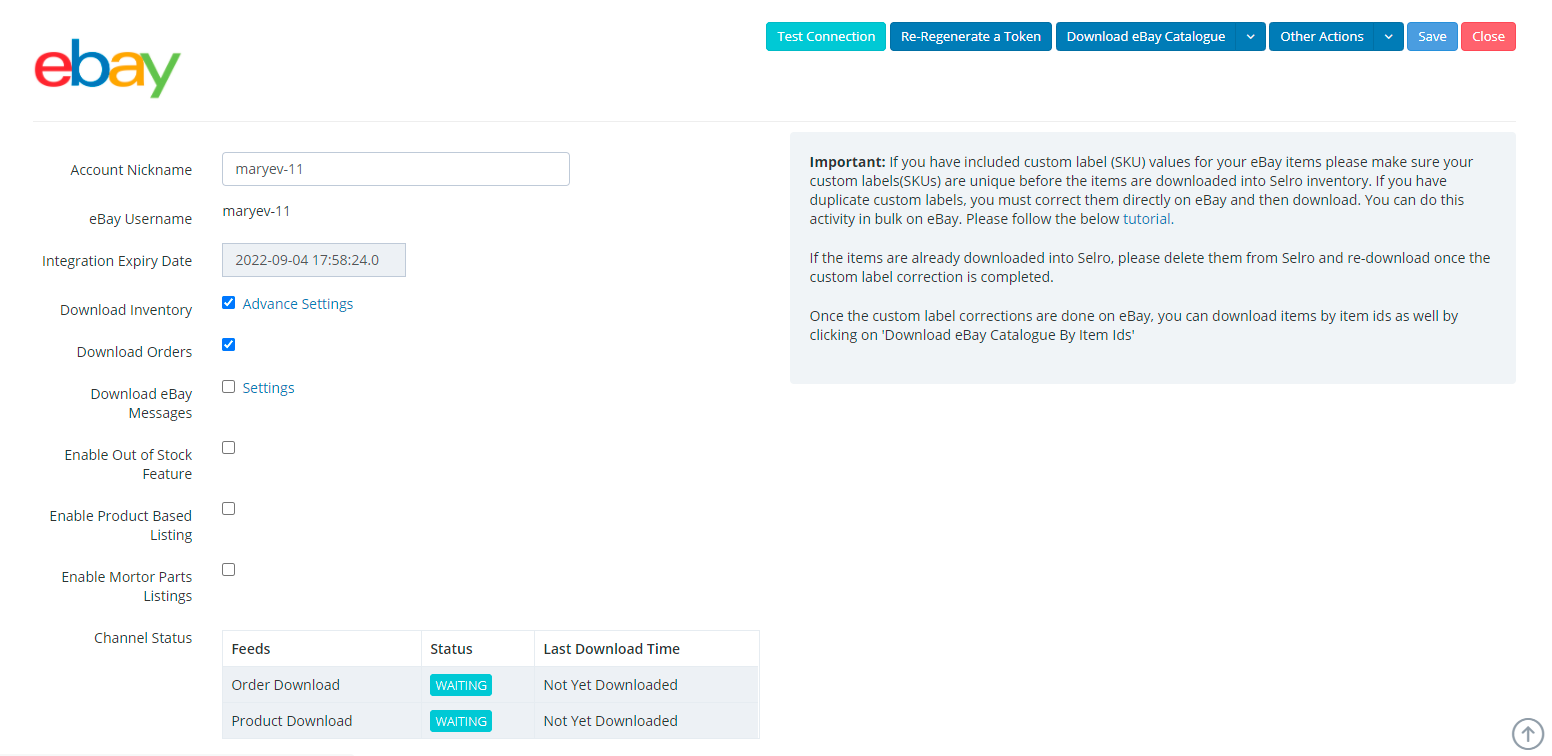 Connect  Marketplace – Selro Multichannel Selling Platform