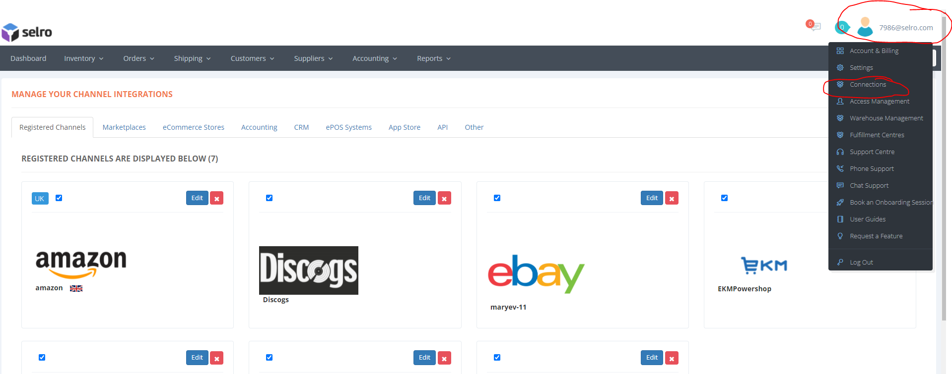 Connect  Marketplace – Selro Multichannel Selling Platform