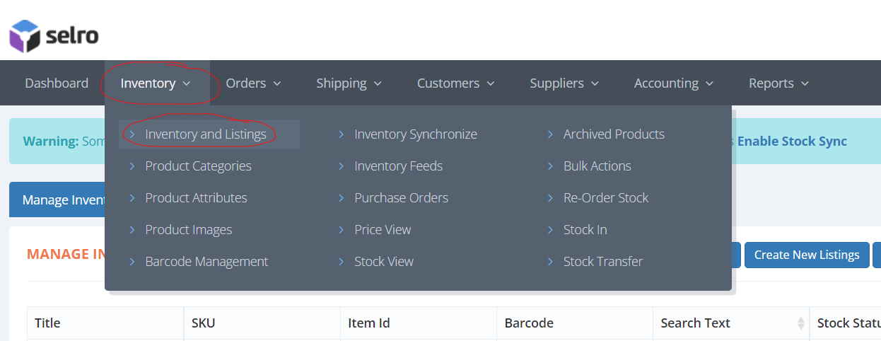 Connect  Marketplace – Selro Multichannel Selling Platform